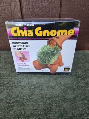 Chia Gnome Handmade Decorative Planter